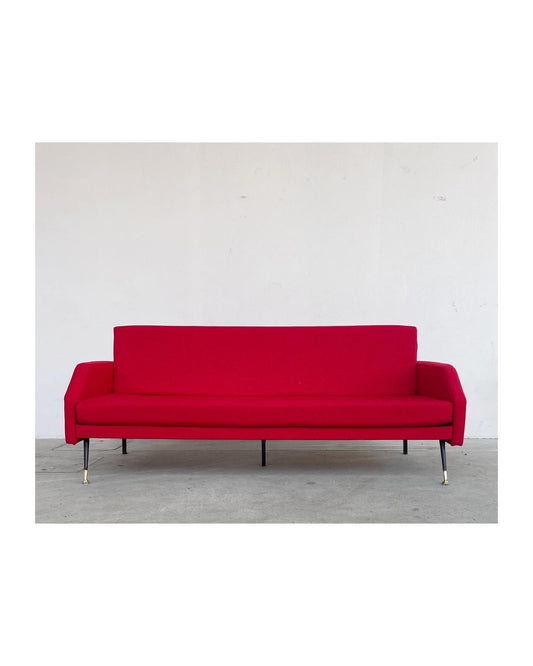 Red sofa bed