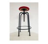 Red and black stool