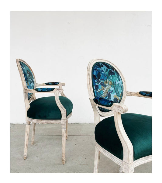 Pair of MA and PA armchairs