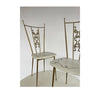 Pair of brass chairs