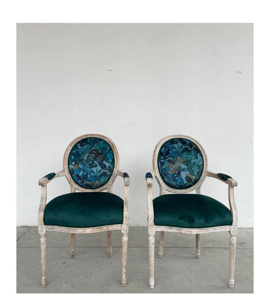 Pair of MA and PA armchairs