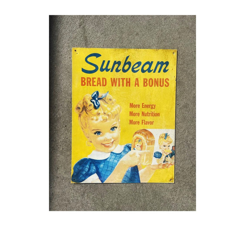 Sunbeam advertising sign