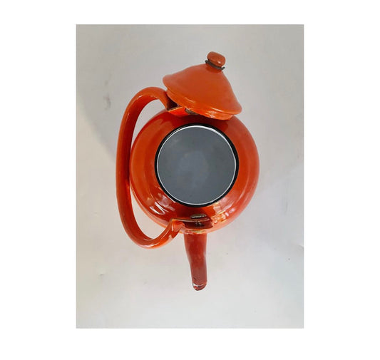 Orange teapot