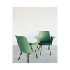 Pair of green small armchairs