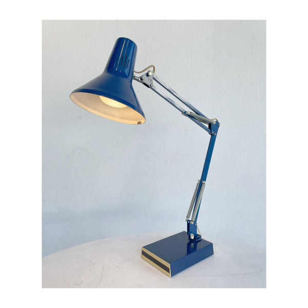 Blue table lamp