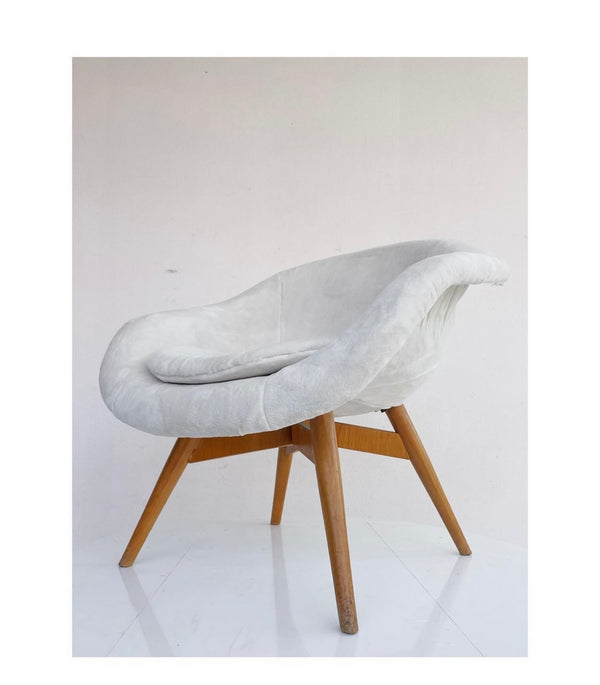 White small armchair